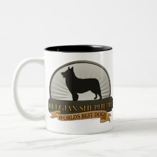 Belgischer Schäfer Zweifarbige Tasse