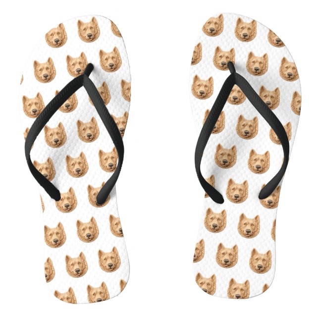 Belgischer Schäferhund 3D Inspiriert Flip Flops (Fußbett)