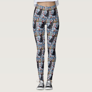Belgischer Schäferhund Dog Winter Wonderland Weihn Leggings