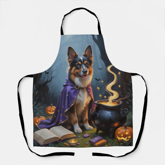 Belgischer Schäferhund Hund Kalkmalerei Schürze (Vorderseite)