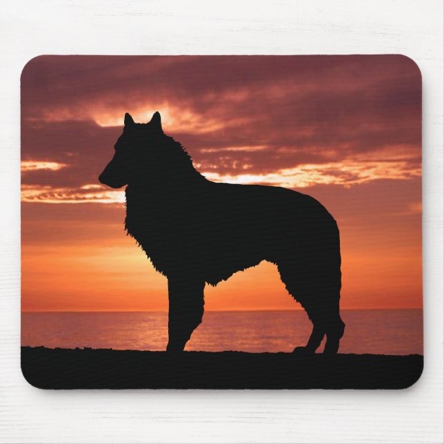 Belgischer Schäferhund Mousepad (Vorne)