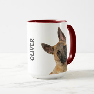 Belgischer Schäferhund personalisierte Mug Tasse