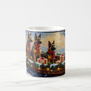 Belgischer Schäferhund Tervuren Weihnachtsboot Url Kaffeetasse