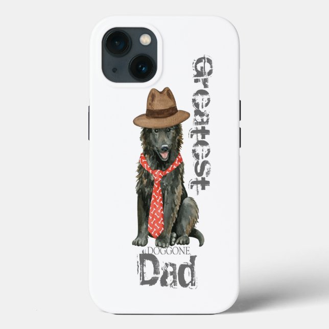 Belgischer Sheepdog-Vater Case-Mate iPhone Hülle (Rückseite)