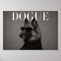 Belgischer Tervuren Chic Fashion Hund Kunst Druck