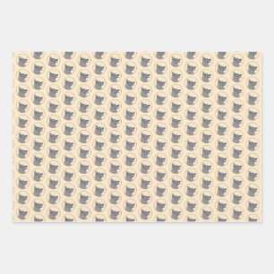 Belgischer Tervuren-Malerei - Süße originelle Hund Geschenkpapier Set