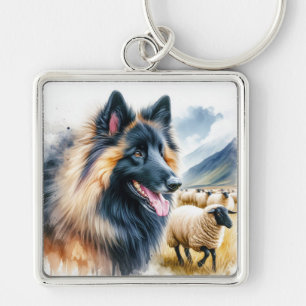 Belgischer Tervuren Schlüsselanhänger