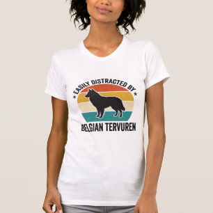 Belgischer Tervuren Vintage Hundeliebhaber-Shirt-D T-Shirt