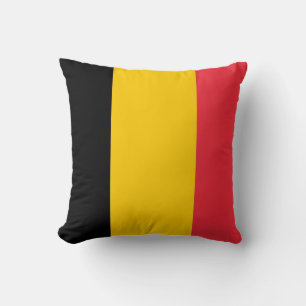 Belgisches Flaggen-Amerikaner MoJo Kissen