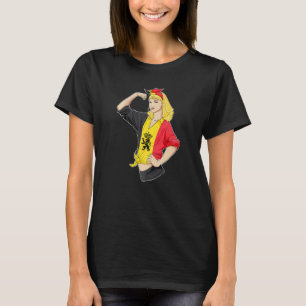 Belgisches Girl Unbrechable I Belgisches Erbe I Be T-Shirt