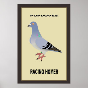 Belgisches laufendes Homer-Plakat Poster