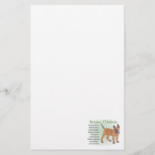 Belgisches Malinois-Erbe der Liebe Briefpapier