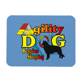 Belgisches Sheepdog Agility Magnet
