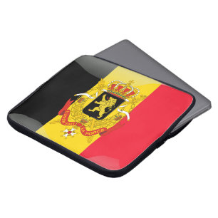 Belgisches Wappen Laptopschutzhülle