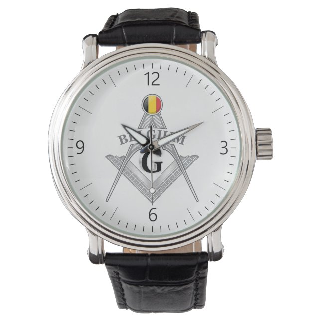Belgium freemasonry sign armbanduhr (Vorderseite)