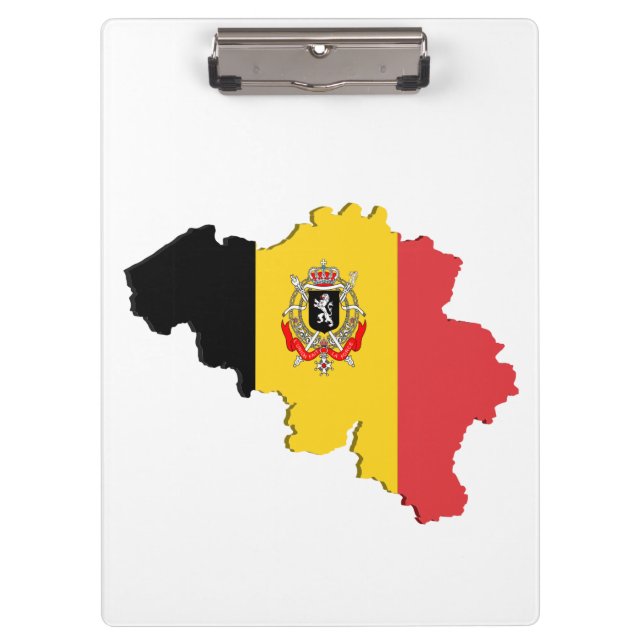 Belgium map klemmbrett (Vorderseite)
