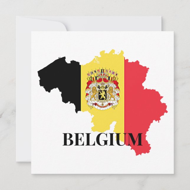 Belgium Silhouette, flag, (Vorderseite)