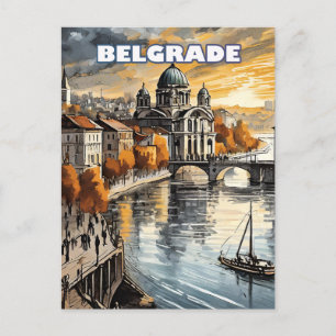 Belgrad, Hauptstadt der Kontraste Postkarte