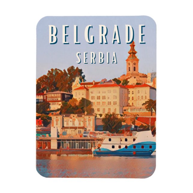 Belgrad - Kulturzentrum des Balkans Magnet (Vertikal)