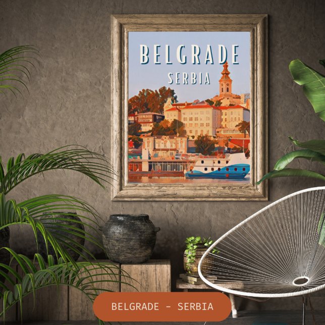 Belgrad - Kulturzentrum des Balkans Poster (Belgrade : Histoire fière, énergie urbaine.)