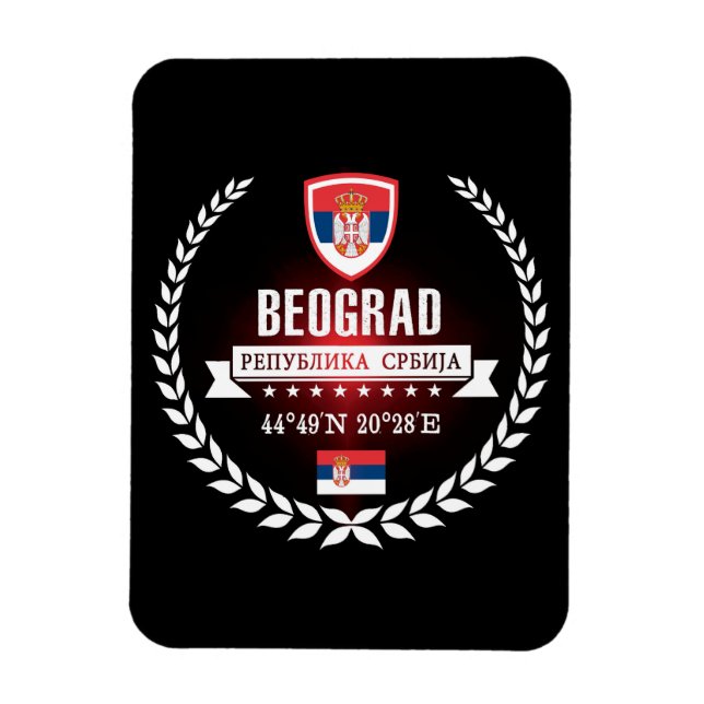 Belgrad Magnet (Vertikal)