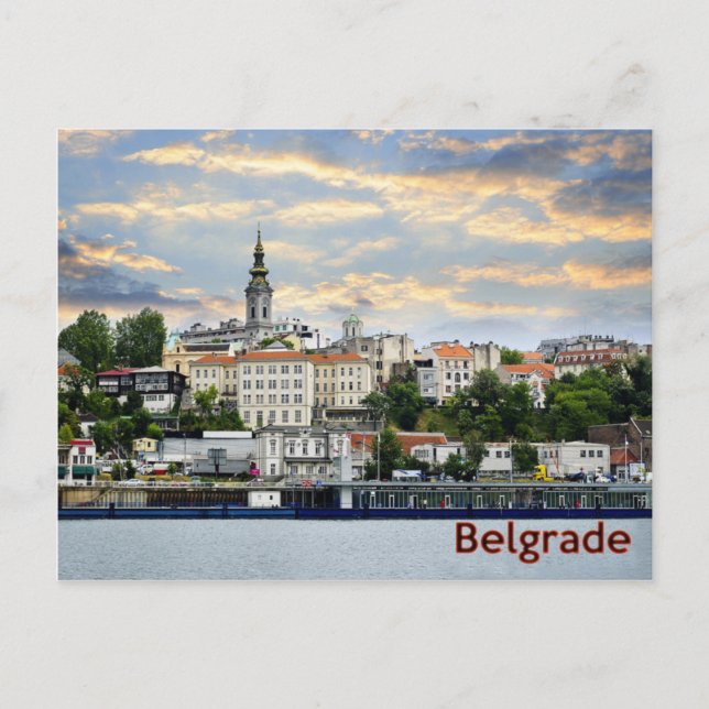 Belgrad Postkarte (Vorderseite)