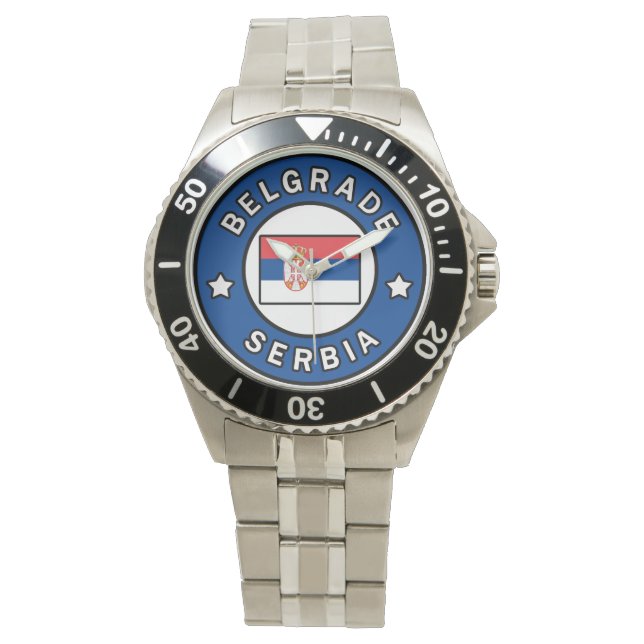 Belgrad Serbien Armbanduhr (Vorderseite)