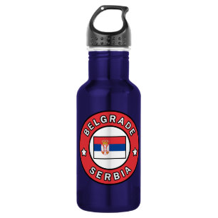 Belgrad Serbien Edelstahlflasche