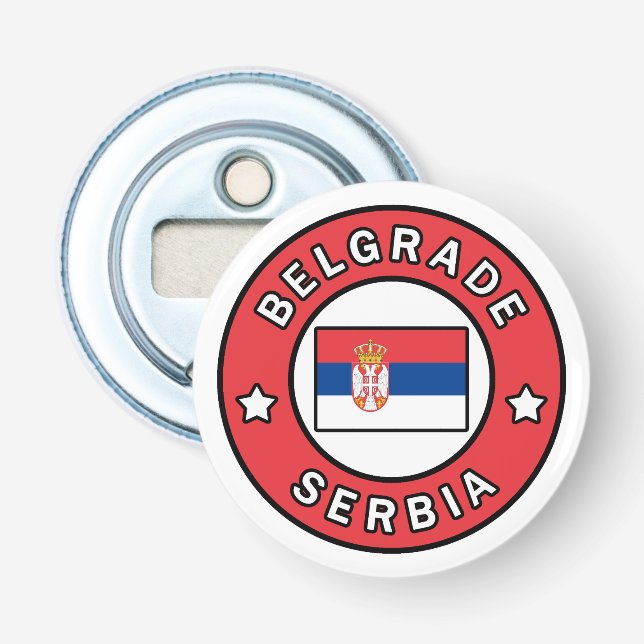 Belgrad Serbien Flaschenöffner (Vorderseite)