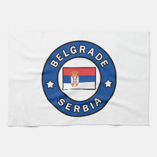 Belgrad Serbien Geschirrtuch