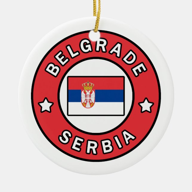 Belgrad Serbien Keramik Ornament (Vorne)