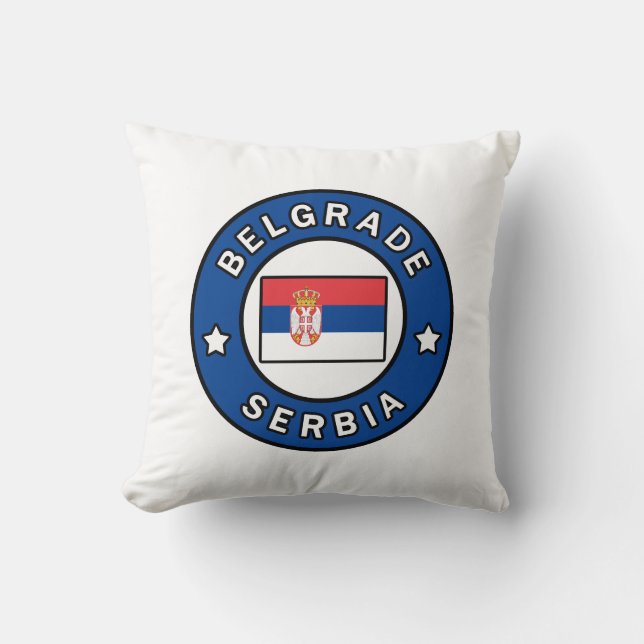 Belgrad Serbien Kissen (Vorderseite)