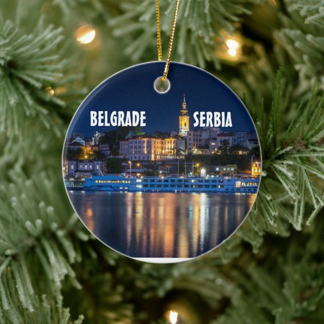 Belgrad Serbien Landschaftliche Weihnachtsschmuck (Baum)