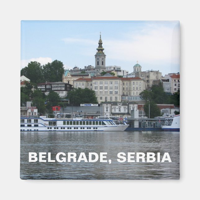 Belgrad, Serbien-Magnet Magnet (Vorne)