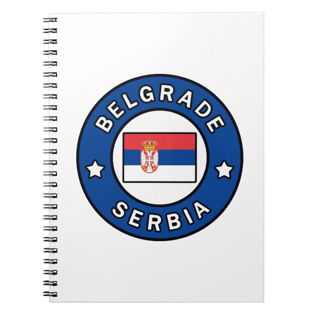 Belgrad Serbien Notizblock (Vorderseite)