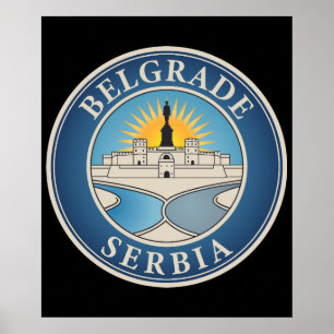 Belgrad Serbien Osteuropa Poster