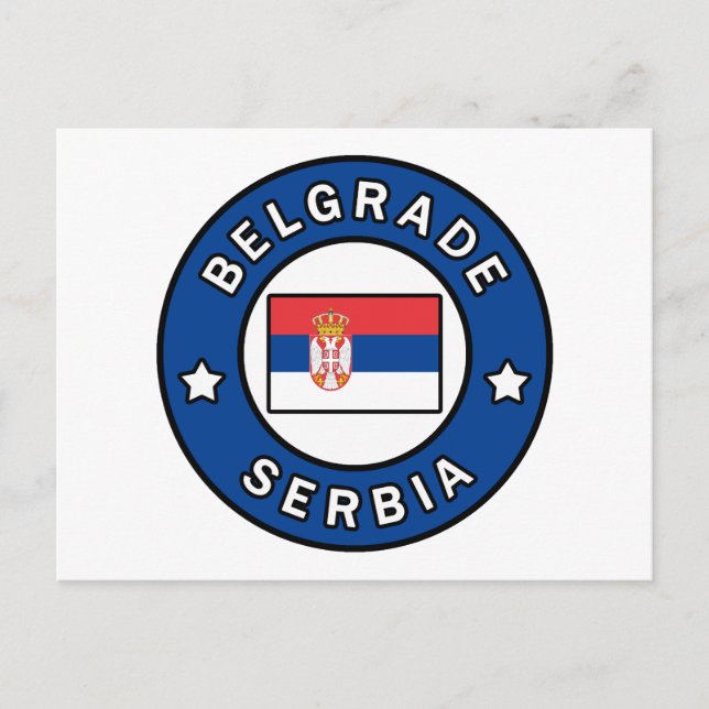 Belgrad Serbien Postkarte (Vorderseite)