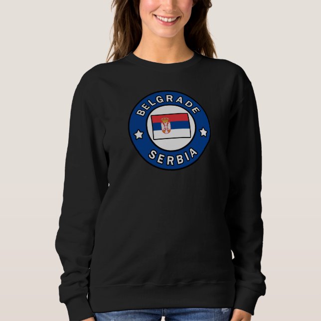 Belgrad Serbien Sweatshirt (Vorderseite)