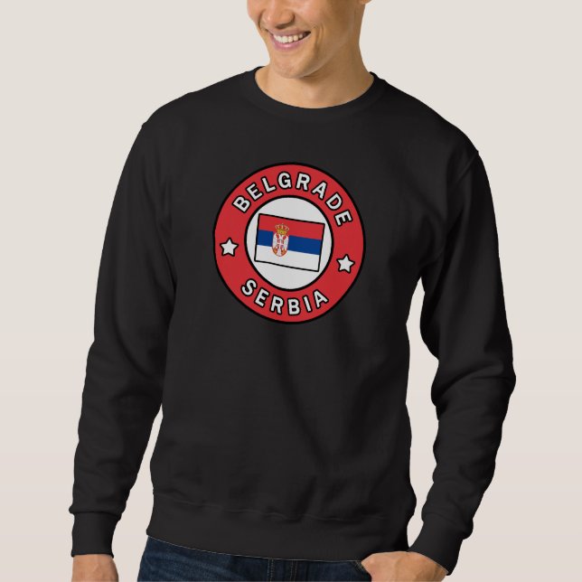 Belgrad Serbien Sweatshirt (Vorderseite)