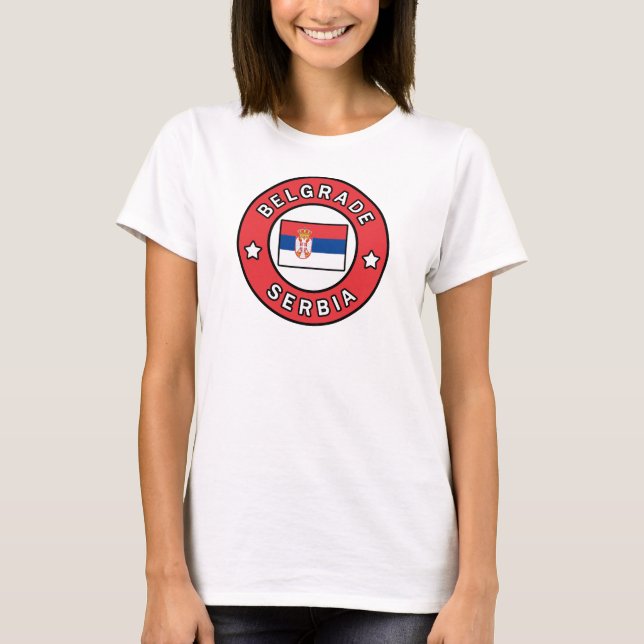 Belgrad Serbien T-Shirt (Vorderseite)