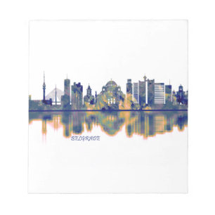 Belgrad Skyline Notizblock