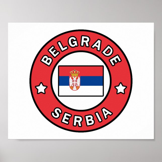 Belgrade Serbia Poster (Vorne)