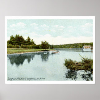 Belgrader See, Maine 1910 Vintag Poster