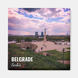Belgrader Souvenir-Magnet Ansicht von Kalemegdan Magnet