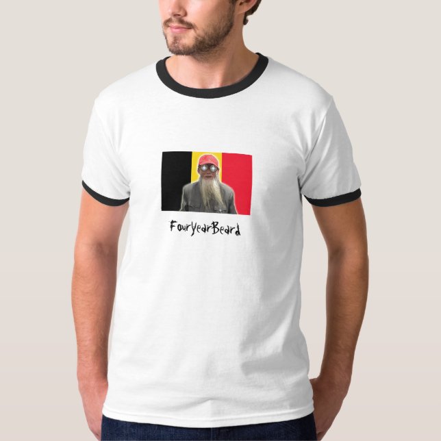 Belgum4yb, FourYearBeard T-Shirt (Vorderseite)