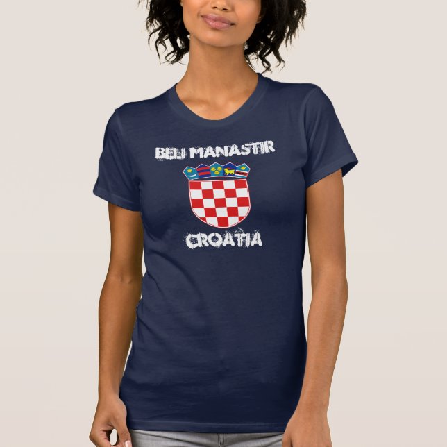 Beli Manastir, Kroatien mit Wappen T-Shirt (Vorderseite)