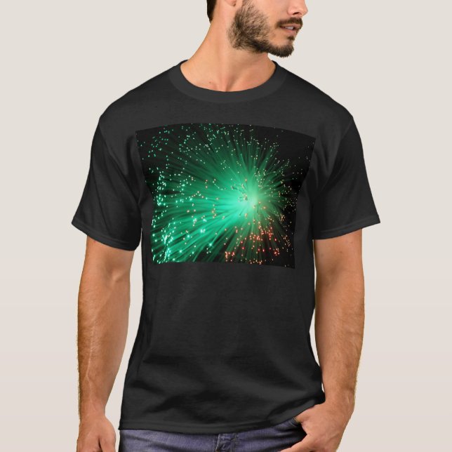 Belichtete Glasfasern T-Shirt (Vorderseite)