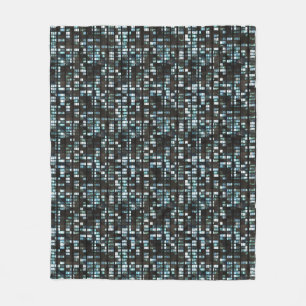 Belichtetes Fenstermuster Fleecedecke