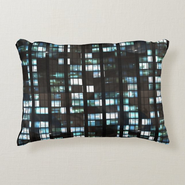 Belichtetes Fenstermuster Zierkissen (Vorderseite)