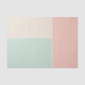Beliebte Abstract Blush Pink Mint Kollektion Seidenpapier